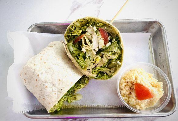 Grilled Chicken Mediterranean Wrap