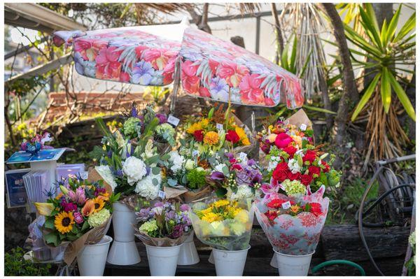 Pre-made bouquets