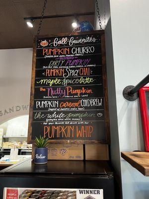 Best Pumpkin Menu