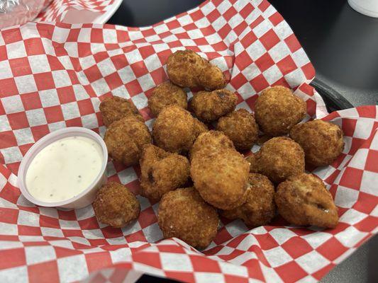 Fried mushrooms