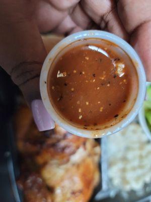 Hot Sauce full of flavor and seasonings