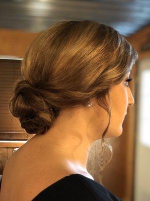 Wedding up-do created by Mandy @HairNMotion