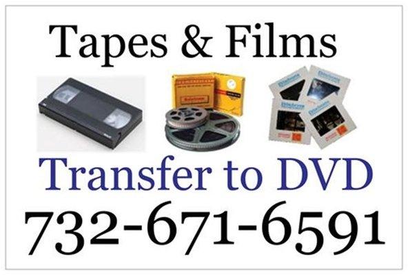 Your memories on video tapes, old film reels to DVD