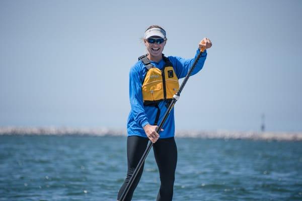 Try paddleboarding at the Marina Aquatic Center