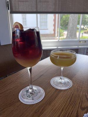 Sangria and mimosa