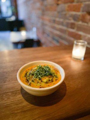 Vegan Curried Carrot Soup!