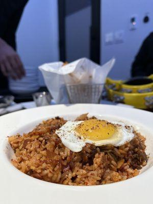 Truffle kimchi fried rice