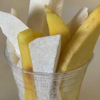 Jicama and Mango Fruit Cup