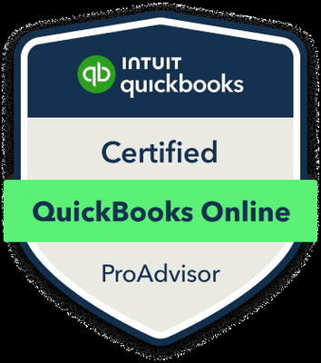 QuickBooks Online Certified ProAdvisor