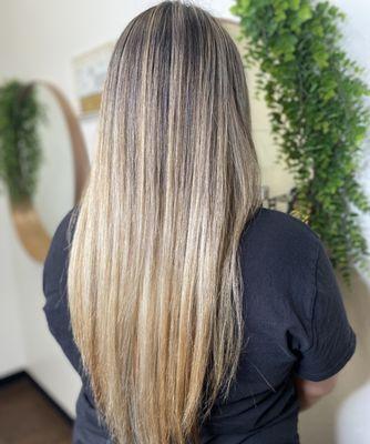 Blonde balayage