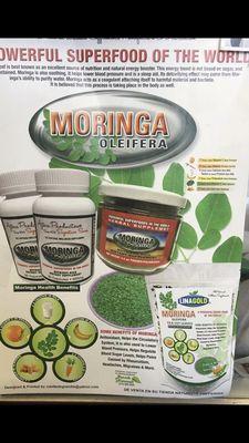 Moringa products.