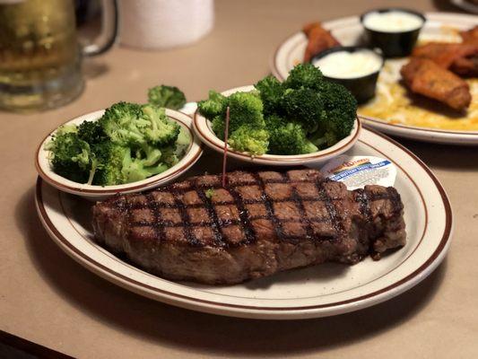 The Texas Strip Steak - center cut 14 oz New York strip - $24.49