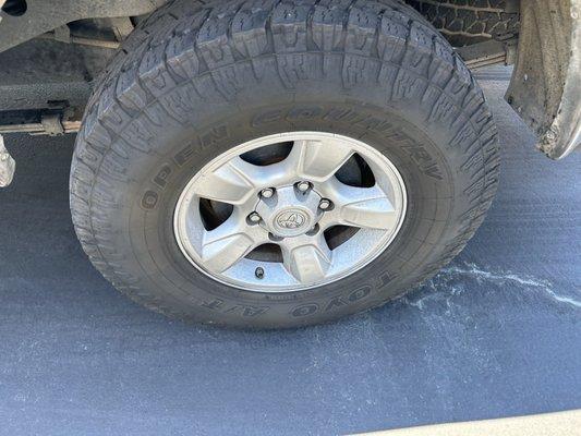 The Used tire I got from the Asian Tire Store on Delpaso and Marconi the blue one by the 711 $75 a piece !