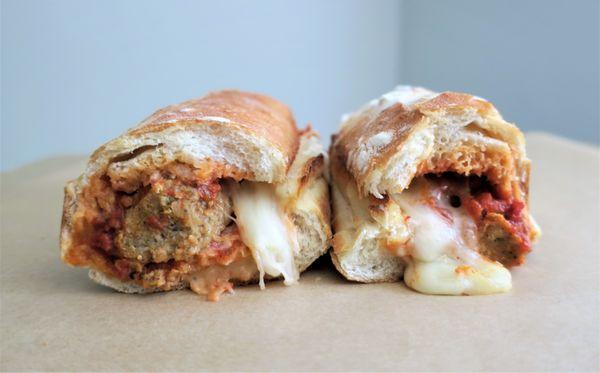 Meatball parm hero - excellent