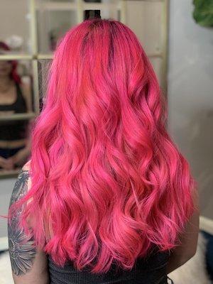 Hot Pink - Mermaid Hair