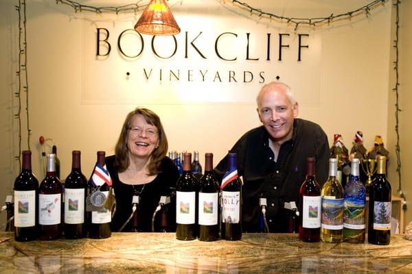 John and Ulla - the owners of the winery