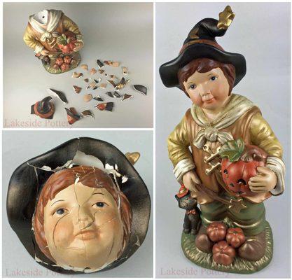 Ceramic, Pottery sculpture and China repair and restoration