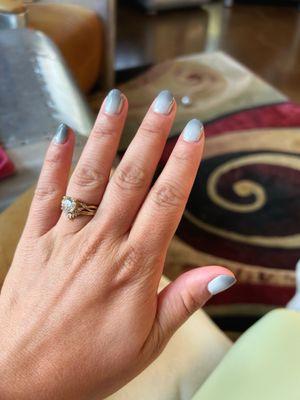 "Knight in Shining Armor" color changing nail polish (gel)