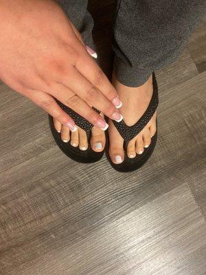 My go to nails and pedicure