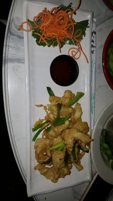 Crispy calamari