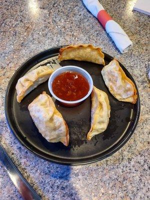 Asian chicken dumplings