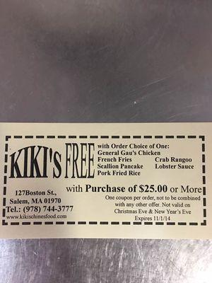 Kikis coupon