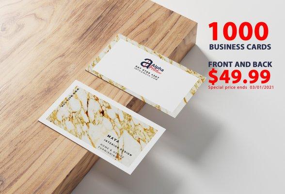 www.alphaprint247.com custom business card