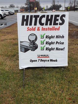 We install hitches