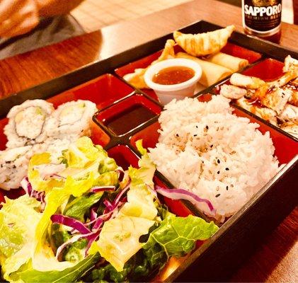 Chicken teriyaki bento box