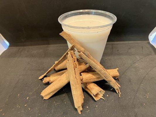 Agua de Horchata (Rice Milk) Traditional Mexican Drink.