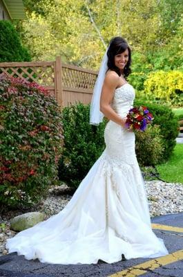 Kera Harle-Jeffers, featured Bride, wedding dresses at Brooklyn Bridal