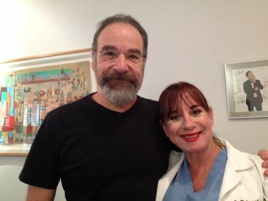 Mandy Patinkin, star of 'Homeland' on Showtime, with Dr. Belmont.