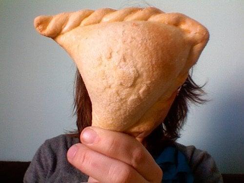 A fruit-filled empanada from Kay Bakery