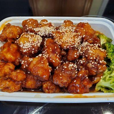 Take out - Sesame chicken.