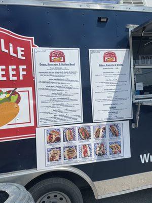 menu on food truck 09/22