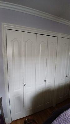 Repaired doors