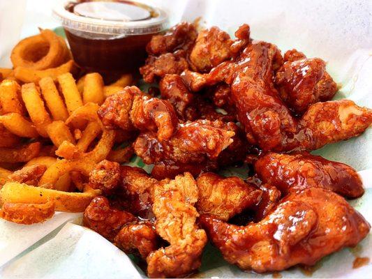 Honey bbq wings