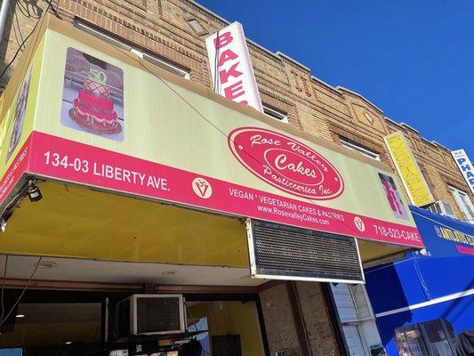 Front of the bakery