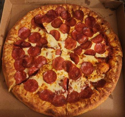 Pepperoni Stuffed Crust