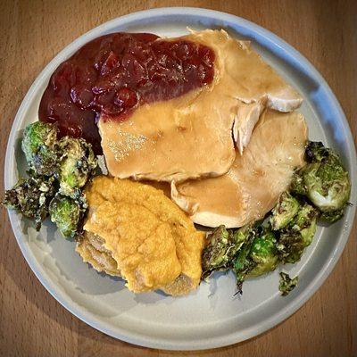 Thanksgiving pre fix turkey (sharing style, I took my portion on the plate)