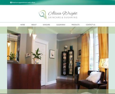 Visit http://aliciawrightskin.com/
  Custom branding + web design WordPress. Mobile optimized. CMS. Very affordable!