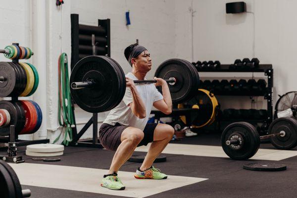 Olympic weightlifting facility and Barbell Club classes