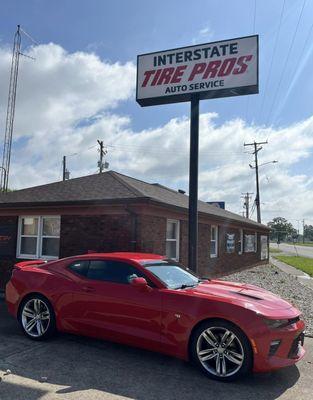 New General Tire G-MAX AS-07 tires on a Chevy Camaro.