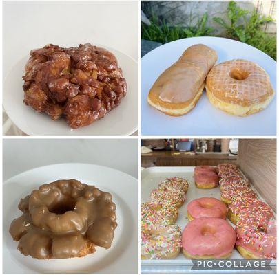 Mmmmm....a good Apple fritter and glazed!