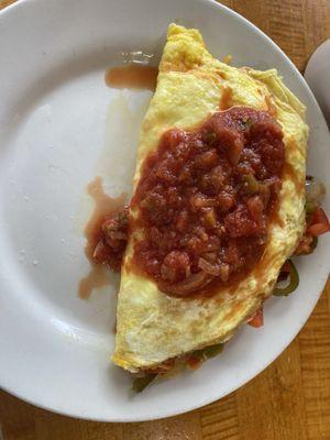 Mexican omelette