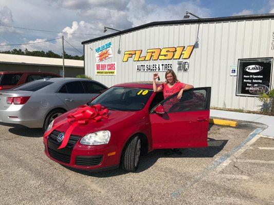 Come buy your new ride with us!! Congratulations Jaclyn Britt!!