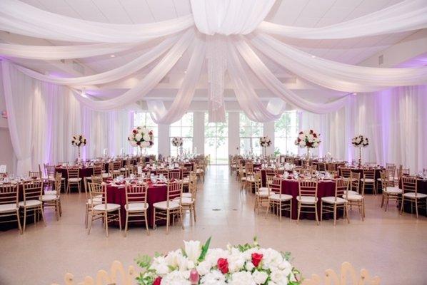 Main Ballroom in dark purple