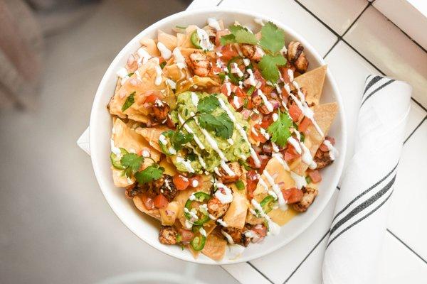 Blackened Shrimp Nachos