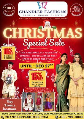 CHRISTMAS SPECIAL SALE