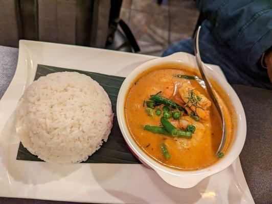 Shrimp Penang curry